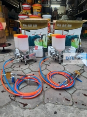 Máy Bơm Keo PU & Epoxy 2 Phễu 9999 – Máy Injection 2 Thành Phần Áp Lực Cao