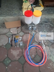 Máy Bơm Keo PU & Epoxy 2 Phễu 9999 – Máy Injection 2 Thành Phần Áp Lực Cao