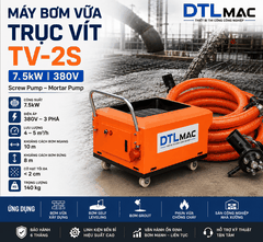 Máy Bơm Vữa Trục Vít TV-2S 7.5kW/380V