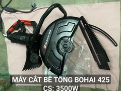 Bộ máy cắt bê tông cao cấp Bohai 425 công suất lớn 3.500W + Lưỡi cắt 400mm
