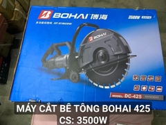 Bộ máy cắt bê tông cao cấp Bohai 425 công suất lớn 3.500W + Lưỡi cắt 400mm
