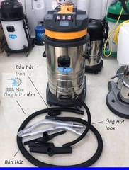LifeClean LC 803 80Lít Máy hút bụi công nghiệp khô và ướt 3 Motor 3600W
