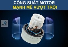 LifeClean LC 803 80Lít Máy hút bụi công nghiệp khô và ướt 3 Motor 3600W