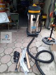 LifeClean LC 803 80Lít Máy hút bụi công nghiệp khô và ướt 3 Motor 3600W