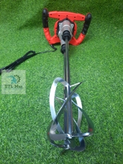 Máy khuấy sơn 2 trục khuấy MZ02-18 - Bộ máy khuấy sơn 2 trục 1600W/ đánh vữa/ trộn bột bả/ trộn hồ dầu/ trộn xi măng Loại tốt - Hàng công ty chất lượng cao