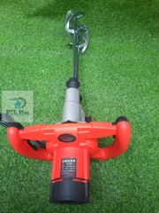 Máy khuấy sơn 2 trục khuấy MZ02-18 - Bộ máy khuấy sơn 2 trục 1600W/ đánh vữa/ trộn bột bả/ trộn hồ dầu/ trộn xi măng Loại tốt - Hàng công ty chất lượng cao
