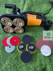 Máy mài cầm tay đa năng 4 đĩa mài 100mm -  Công suất 3800W nguồn điện 220V-60Hz