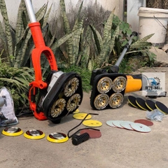 Máy mài cầm tay đa năng 4 đĩa mài 100mm -  Công suất 3800W nguồn điện 220V-60Hz