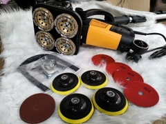 Máy mài cầm tay đa năng 4 đĩa mài 100mm -  Công suất 3800W nguồn điện 220V-60Hz