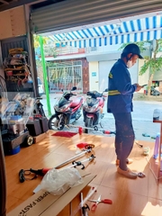Máy mài tường, mài trần cán dài 2m công suất 3800W