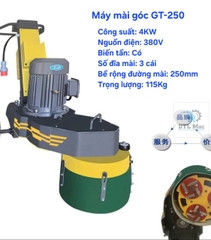 Máy Mài Góc GT-250 Công Suất 4KW/380V - Biến Tần Điều Tốc