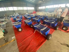 Máy rắc Sikafoor chapdur, máy rải bột tăng cứng sàn - Model MRS Xanh