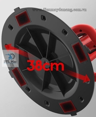 Máy chà nhám, xoa vữa trát tường, xoa nền. Cán dài - Model XT02
