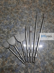 Mũi Đục Bê Tông Dẹt 5cm Dài 28cm Chuôi 17 | Đục Phá, Tẩy Vữa, Vệ Sinh Nền