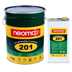 Neomax 201 Bộ 20Kg – Sơn chống thấm PU Polyurethane 2 thành phần