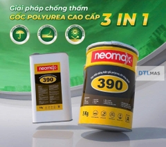 Neomax 390 Bộ 10kg - Chống thấm gốc Polyurea, 2 thành phần