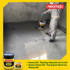 Neomax Thinner 820 - Hộp 4Kg - Dung Môi Pha Chống Thấm Gốc Polyurethane, Tăng Bám Dính