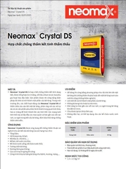 Neomax Crystal DS - Bao 25kg - Hợp chất chống thấm kết tinh thẩm thấu