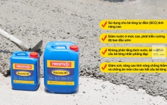 Neomax® Ducrete R7 - Can 10 lít. Phụ gia giảm nước cao cấp, duy trì tính công tác và phát triển cường độ sớm