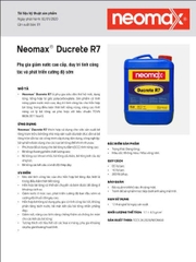 Neomax® Ducrete R7 - Can 10 lít. Phụ gia giảm nước cao cấp, duy trì tính công tác và phát triển cường độ sớm