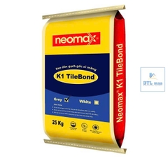 Neomax® K1 TileBond -Bao 25kg - Màu Trắng. Keo dán gạch gốc xi măng