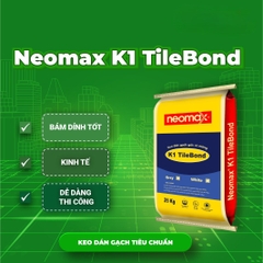 Neomax® K1 TileBond -Bao 25kg - Màu Xám. Keo dán gạch gốc xi măng