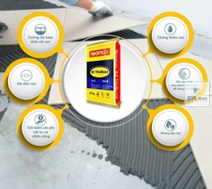 Neomax® K2 TileBond - Bao 25kg - Màu Trắng. Keo dán gạch cao cấp gốc xi măng, tính năng chống thấm cao