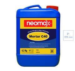 Neomax® Mortar C40 - Vữa sửa chữa gốc xi măng, 2 thành phần - Mác 400
