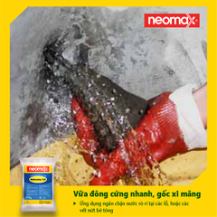 Neomax Waterplug 102 - Vữa đông cứng nhanh