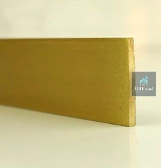 Nẹp Đồng LA 2x40mm - Ron và Chỉ Trang Trí Cho Sàn Đá Mài, Đá Hoa Cương, Viền Trang Trí Đồ Nội Thất Lớn