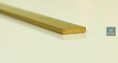 Nẹp Đồng LA 3x10mm - Ron và Chỉ Trang Trí Sàn, Tường, Vách, Trần; Chống Trơn Trượt và Bảo Vệ Cạnh Hiệu Quả