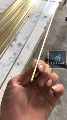 Nẹp Đồng LA 3x5mm - Ron và Chỉ Trang Trí Siêu Mảnh Cho Sàn, Vách, Tường, Trần; Chỉ Tạo Hoa Văn, Viền Khung Tranh