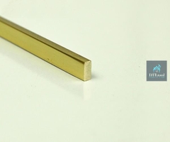Nẹp Đồng LA 5x10mm - Ron và Chỉ Trang Trí Vững Chãi và Nổi Bật; Chống Trơn Trượt và Bảo Vệ Cạnh Tối Ưu; Chi tiết trong đồ nội thất kim loại