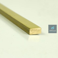 Nẹp Đồng LA 5x10mm - Ron và Chỉ Trang Trí Vững Chãi và Nổi Bật; Chống Trơn Trượt và Bảo Vệ Cạnh Tối Ưu; Chi tiết trong đồ nội thất kim loại