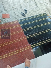 Nẹp đồng T10 Gân - Nẹp chi đồng chống trơn trượt cầu thang, mặt bậc T10 thanh 3m