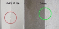 Nẹp nhựa trát tường - Góc dương - TG10