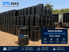 Nhựa Đường Bitumen 60/70 UAE Phuy 182Kg | Nhựa Đường Asphalt Công Trình