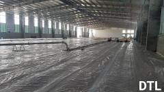 Nilon lót sàn đổ bê tông. Nilon khổ 1.2m mở rộng 2.4m, dòng PE 32~35m²/Kg