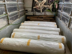 Nilon lót sàn đổ bê tông. Nilon khổ 1.2m mở rộng 2.4m, dòng PE 32~35m²/Kg