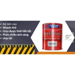 Sơn Kẻ Vạch Nippon Reflective Road Line - Màu Trắng - Lon 5L