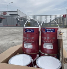 Nippon Reflective Road Line Trắng 5 Lít - Sơn kẻ vạch, sơn giao thông gốc Acrylic mau khô màu trắng