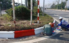 Nippon Reflective Road Line Trắng 5 Lít - Sơn kẻ vạch, sơn giao thông gốc Acrylic mau khô màu trắng