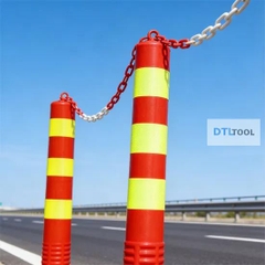 Phụ kiện cọc tiêu phân làn giao thông - Nút Bịt Đầu Cọc Tiêu Có Móc Xích