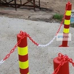 Phụ kiện cọc tiêu phân làn giao thông - Nút Bịt Đầu Cọc Tiêu Có Móc Xích