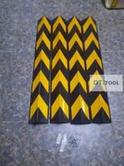 Ốp Góc Cột Cao Su 1000x100x10mm Decal Mịn SDTL | Bảo Vệ Góc Cột, Góc Tường, Tầng Hầm & Bãi Đỗ Xe