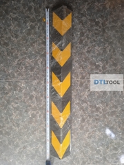 Ốp Góc Cột Cao Su 1000x100x10mm Decal Mịn SDTL | Bảo Vệ Góc Cột, Góc Tường, Tầng Hầm & Bãi Đỗ Xe