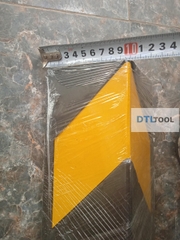 Ốp Góc Cột Cao Su 1000x100x10mm Decal Mịn SDTL | Bảo Vệ Góc Cột, Góc Tường, Tầng Hầm & Bãi Đỗ Xe