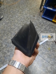 Ốp Góc Cột Cao Su Phản Quang 780x95x9mm Vuông SDTL | Bảo Vệ Góc Tường, Góc Cột Nhà Xe & Tầng Hầm