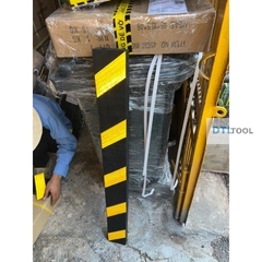 Ốp Cột Cao Su Chữ U 1000x100x10mm Dán Decal Phản Quang ADTL | Bảo Vệ Cột Thép H, I Nhà Xưởng & Kho Hàng
