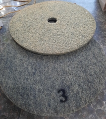 Đường kính 27inch (~69cm) Pad cước đánh bóng tốc độ cao. Pad đánh bóng lông thú